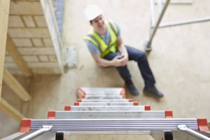 Falling from a height at work resulting in injury