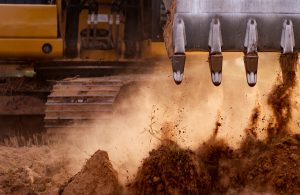 crush injuries at work - loading shovel bucket